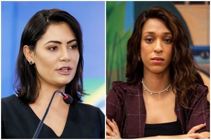 Queixa de Michelle Bolsonaro contra deputada Erika Hilton foi arquivada pelo STF (Fotos: Isaac Nóbrega/PR e Erika Hilton/Divulgação)