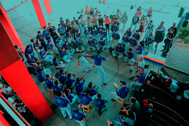 Roda de Capoeira da Eduardo Ribeiro
