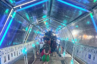 Túnel do tempo: estrutura conta história de Santana e é prévia de cidade inteligente (Foto: Prefeitura de Santana/Divulgação)