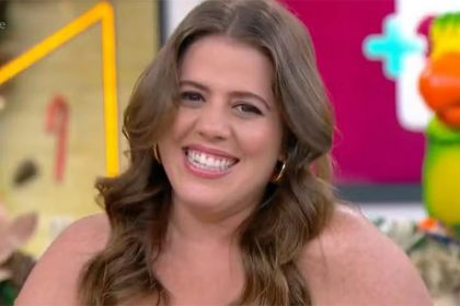 Tati Machado anunciou gravidez no programa Mais Você (Imagem: Tv Globo/Reprodução)