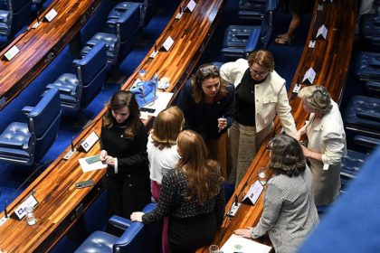 Senadoras da Bancada Feminina: protagonismo na política em 2024 (Foto: Jonas Pereira/Agência Senado)