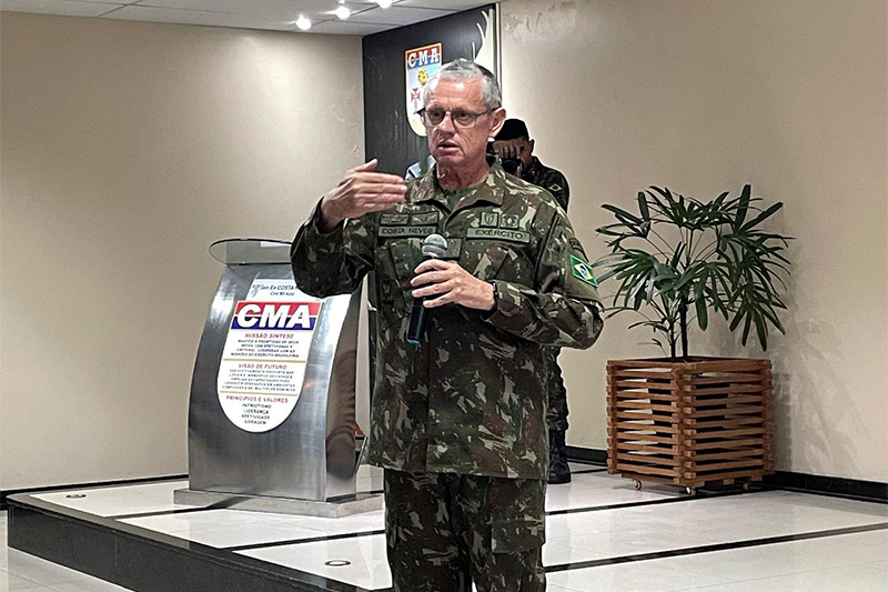 General Costa Neves: CMA age em apoio s foras de segurana civis na Amaznia (Foto: Milton Almeida/AM ATUAL)