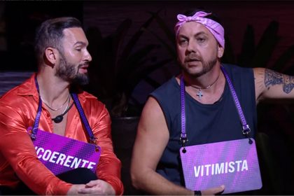 Diego Hypólito e Edilberto no momento Sincerão: rusgas entre os brothers (Imagem: Gshow/YouTube)