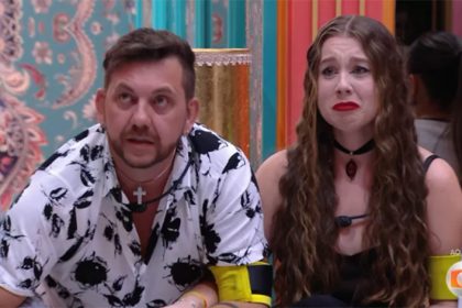 Edilberto e Raissa foram eliminados do BBB 25 no Paredão desta terça-feira (Imagem: Gshow/YouTube)