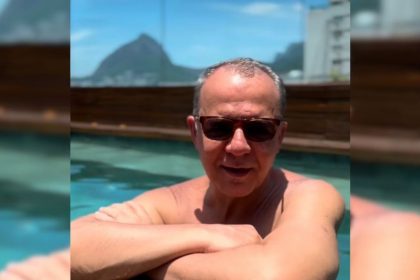 Sergio Cabral em cena de vídeo nas redes sociais: polêmica (Imagem: Instagram/Reprodução)