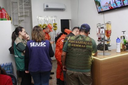 A fiscalização foi em bares e festas conhecidas como ‘adega’ na zona leste e sul de Manaus (Foto: Divulgação/SSP-AM)