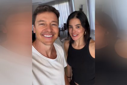 Rodrigo Faro com Vera Viel: anúncio sobre cura de câncer (Imagem: Instagram/Reprodução)