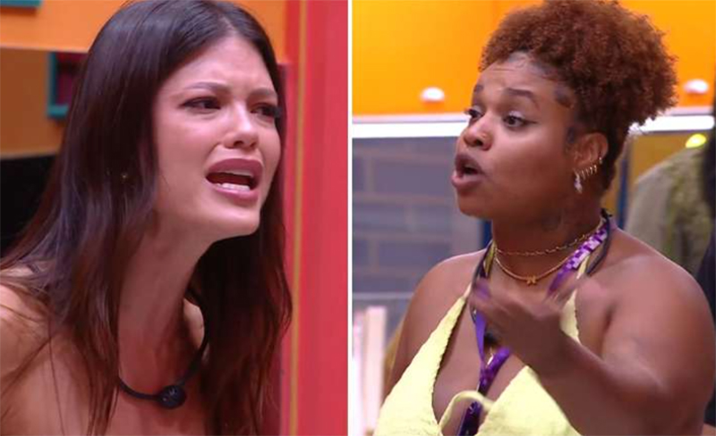 Vitória Strada e Camilla bateram boca no Sincerão do BBB 25 (Imagem: Globoplay/Reprodução/YouTube)