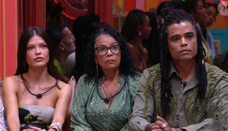 Vitória Strada, Vilma e Diogo estão no Paredão do BBB 25 (Imagem: Globoplay/Reprodução)