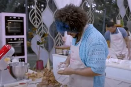 Cena de Bake off Brasil: programa de competição de confeitaria retornará com chefs anteriores (Imagem: SBT/YouTube/Reprodução)