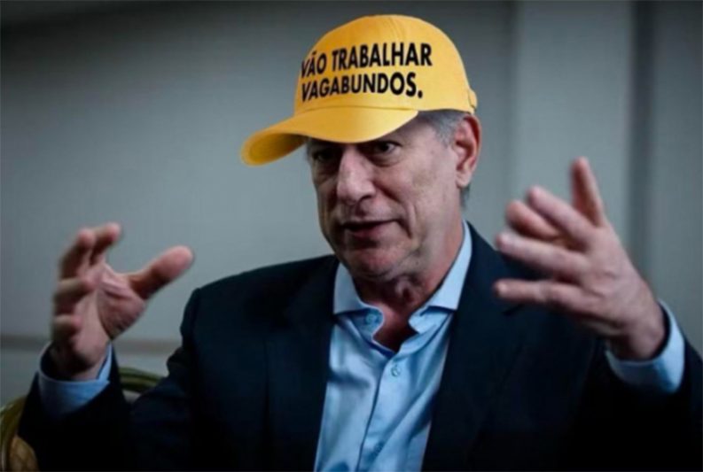 Ciro Gomes com o boné amarelo e a provocação para bolsonaristas e petistas (Imagem: Instagram/@cirogomes/Reprodução)