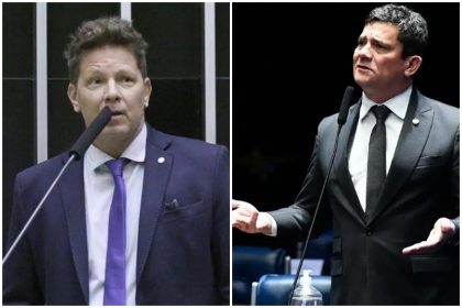 Mário Frias e Sergio Moro trocaram farpas sobre a operação Lava Jato (Fotos: Vinícius Loures/Ag. Câmara e Roque de Sá/Ag. Senado)