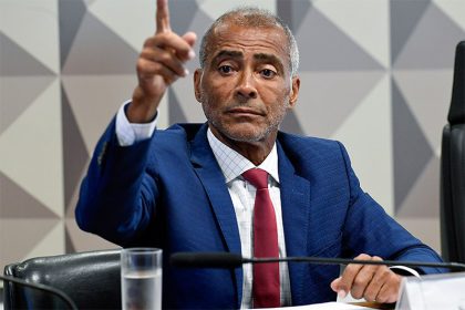 Senador Romário, relator da CPI das Apostas, apresentou relatório na segunda-feira (Foto: Jefferson Rudy/Agência Senado)