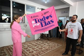 Desembargadora Graça Figueiredo abre mutirão em Iranduba, no interior do Amazonas (Foto: Chico Batata/TJAM)