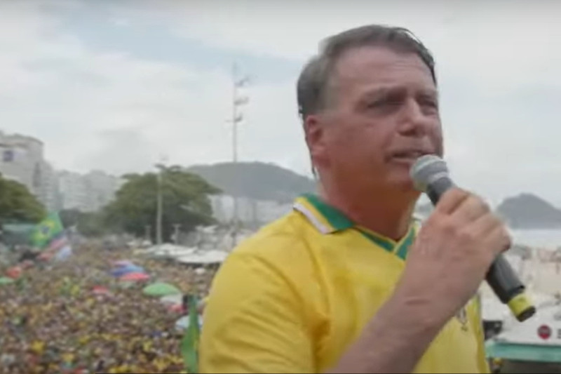 Jair Bolsonaro discursa a favor de anistia para si e implicados nos ataques golpistas do 8/1 (Imagem: YouTube/Reprodução)