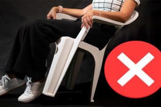 Cuidados com cadeira monobloco evitam acidentes (Foto: Inmetro/Divulgação)