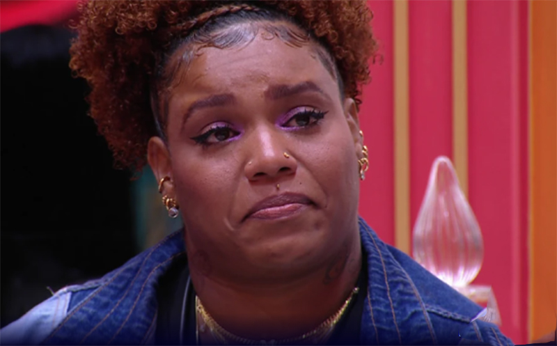 Camilla disputou o Paredão com Renata e Vilma, que se mantiveram no reality (Imagem: Globoplay/Reprodução)