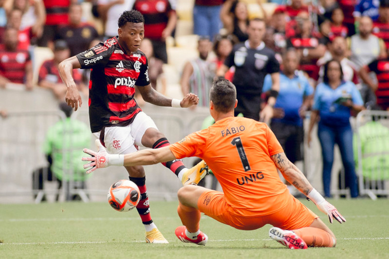 Flamengo marcou duas vezes, gols foram anulados, mas título garantido (Foto: Adriano Fontes/Flamengo)