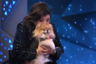 Cantora Roberta Miranda com Severino: entrevista no Fantástico (Imagem: TV Globo/YouTube/Reprodução)