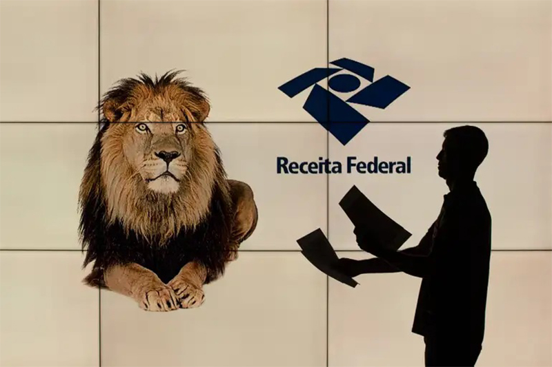 Começa nesta quinta prazo para acertar contas com o leão do Fisco (Arte: Joedson Alves/ABr)
