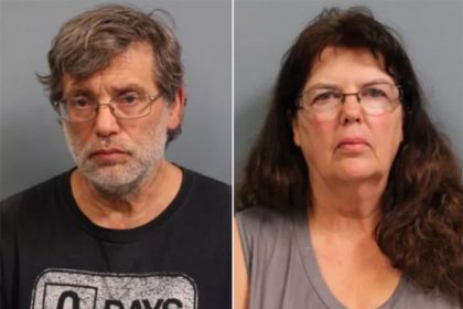 Donald Lantz e Jeanne Kay Whitefeather foram condenados à prisão por maus tratos a filhos adotivos (Foto: APECR/Virgínia Ocidental)
