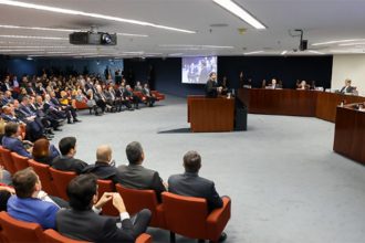 Julgamento na Primeira Turma do STF: rejeição de preliminares da defesa de acusados de tentativa de golpe (Foto: Gustavo Moreno/STF)