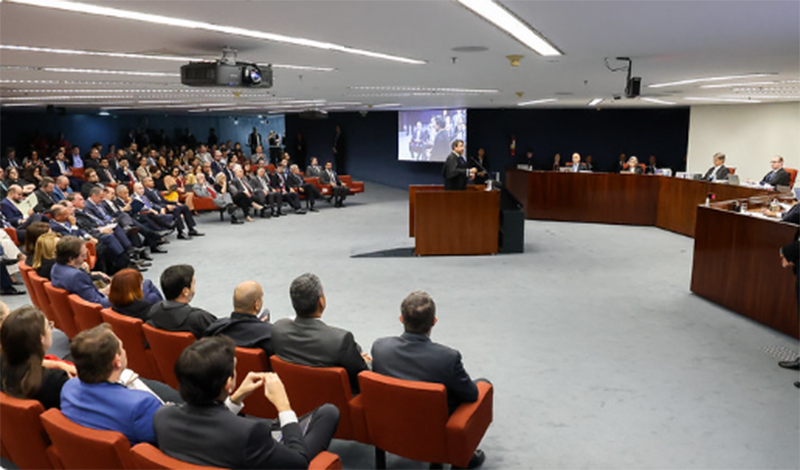 Julgamento na Primeira Turma do STF: rejeição de preliminares da defesa de acusados de tentativa de golpe (Foto: Gustavo Moreno/STF)