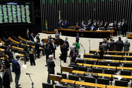 Plenário do Senado: bolsonaristas tentam desengavetar projeto de senador vitalício para Bolsonaro (Foto: Marcos Oliveira/Agência Senado)