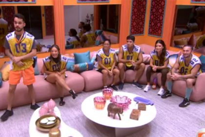 Novo Paredão foi formado na noite de domingo no BBB 25 (Imagem: Globoplay/Reprodução)