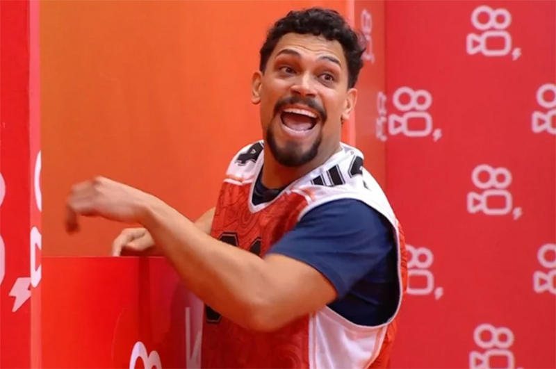 Vinícius venceu prova e se tornou Anjo no BBB 25 (Imagem: Globoplay/Reprodução)