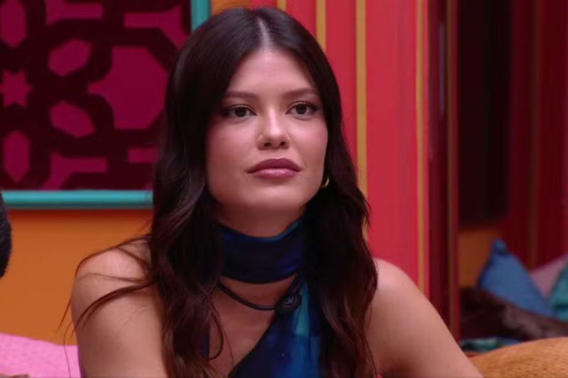 Vitória Strada resistiu a seis Paredões e foi eliminada no sétimo (Imagem: Globoplay/Reprodução)