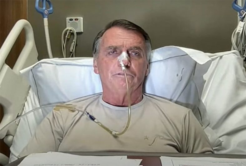 Ex-presidente Jair Bolsonaro diz ser o único candidato de direita aceito pela população (Imagem: SBT/YouTube/Reprodução)