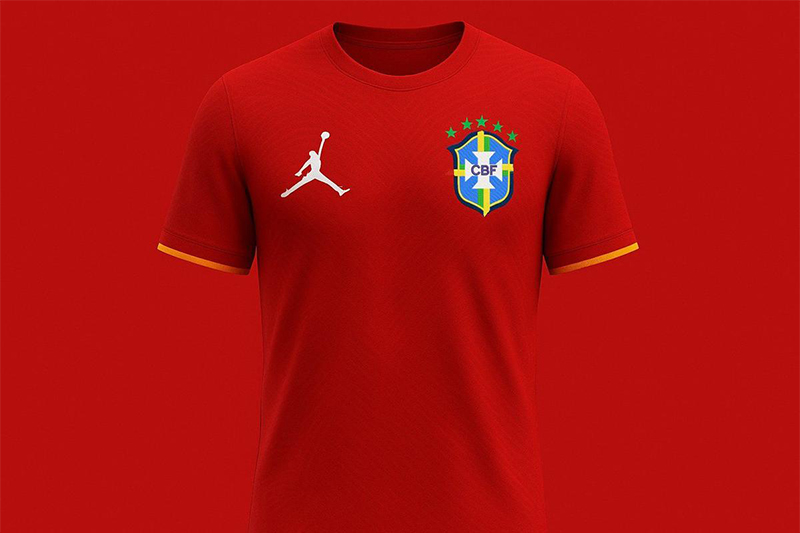 Camisa vermelha da seleção não é oficial, afirma a CBF (Imagem: Reprodução/X)
