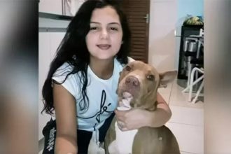 Stefane Xavier da Silva havia adotado o cão pitbull há um ano (Imagem: Rede social/Reprodução)