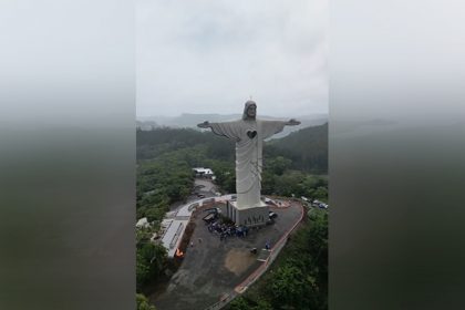 Estátua do Cristo em Encantado (RS) é a maior do Brasil (Imagem: Instagram/Reprodução)