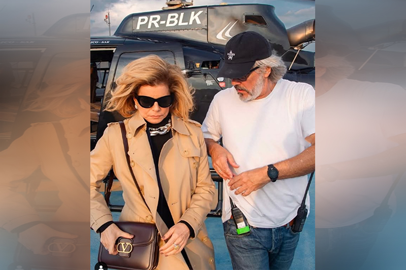 Deborah Bloch após gravar cena de Vale Tudo em aeroporto: fugindo de fãs de Lady Gaga (Foto: @deborahblochoficial/Instagram)