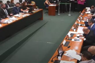 Audiência com ministro Ricardo Lewandowski teve briga entre deputados (Imagem: TV Câmara/Reprodução)