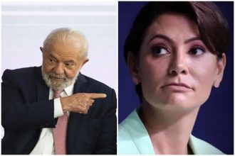 Lula e Michelle Bolsonaro aparecem empatados em pesquisa de intenção de voto (Fotos: José Cruz/ABr e Isaac Nóbrega/PR)