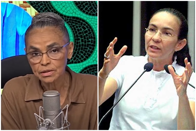 Comando da Rede Sustentabilidade opõe Marina Silva e Heloisa Helena (Fotos: Divulgação)
