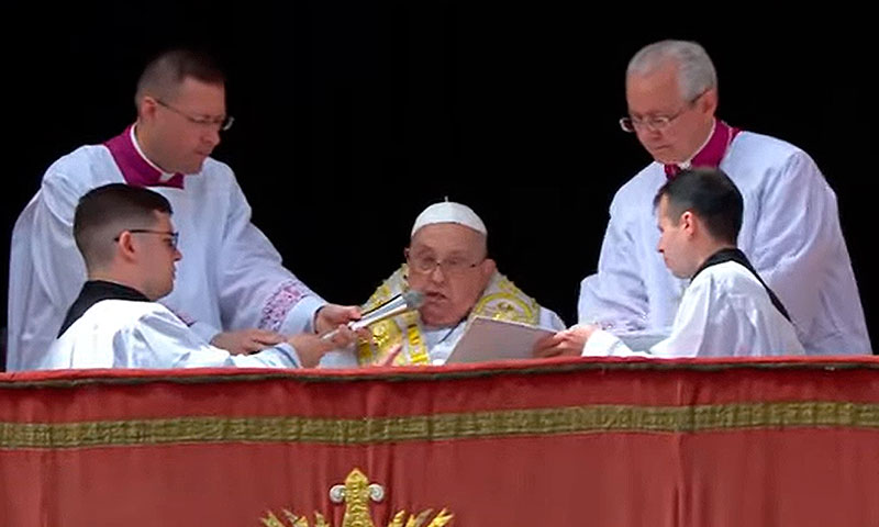 Papa Francisco bênção