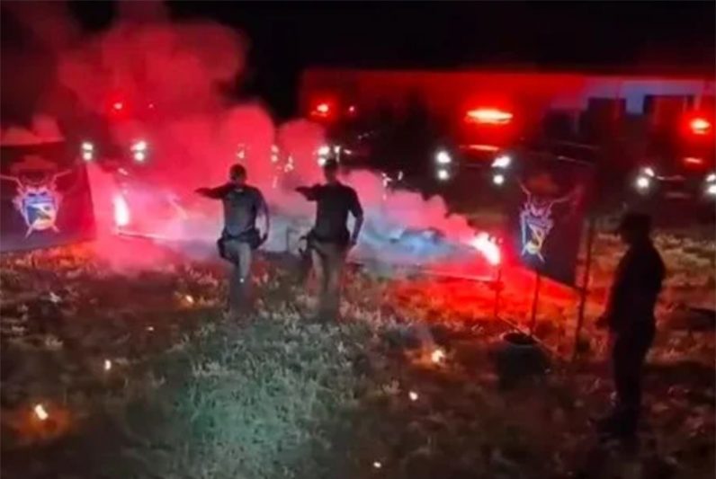 Policiais militares de São Paulo fazem gesto nazista em vídeo no Instagram (Imagem: Instagram/Reprodução)