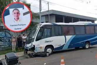 Francisco Rodrigues de Oliveira Júnior e o local onde ocorreu o acidente (Foto: Redes sociais/Reprodução)