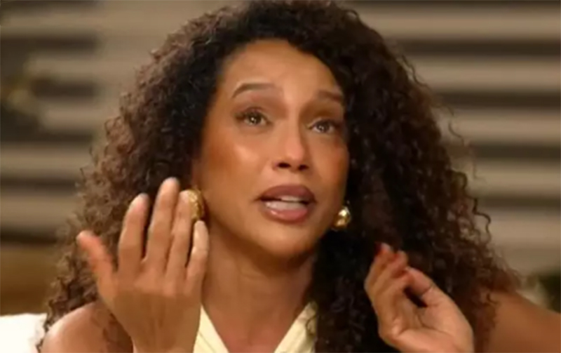 Atriz Taís Araújo se emocionou ao relembrar personagem (Imagem: TV Globo/Reprodução)