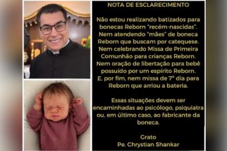 Padre Chrystian e sua postagem bem-humorada no Instagram (Foto: Instagram/Reprodução)