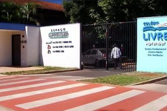 Estudante matou colega dentro do Colégio Livre Aprender (Imagem: MG2/TV Globo/Reprodução)