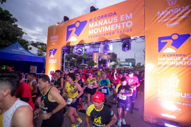 Corrida de rua do Manaus em Movimento será no dia 10 e não mais no domingo, dia 4 (Foto: Semsa/Divulgação)