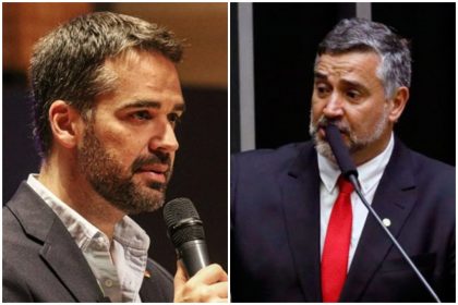 Eduardo Leite é acusado por Paulo Pimenta de autopromoção com vídeo sobre enchente (Fotos: Rovena Rosa/ABr e Luis Macedo/Agência Câmara)