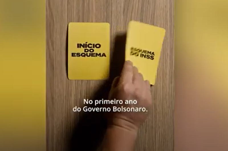 Cena de um dos vídeos da campanha do PT: culpa do governo Bolsonaro (Imagem: X/Reprodução)