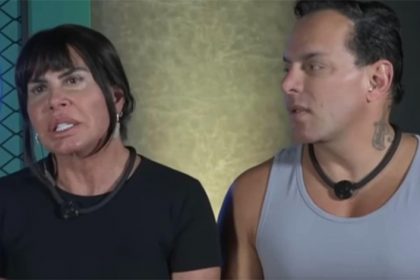 Gretchen e Esdras Souza decidiram sair do Power Couple Brasil (Imagem: TV Record/Reprodução)
