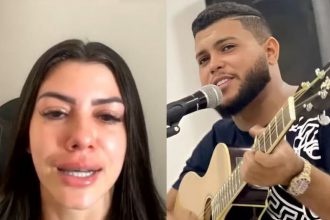 Kaline Oliveira e Diego Damasceno: vendedora diz que sofreu pressão para desistir de processo (Foto: Reprodução/Redes Sociais)